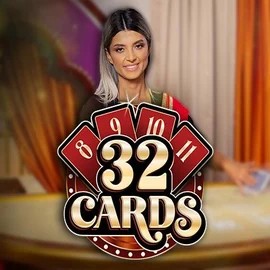 32 Cards by Ezugi, showcased at playcrococasino.ca – game logo