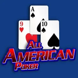 All American Poker slot visual from RTG (Reel Time Gaming) available on playcrococasino.ca