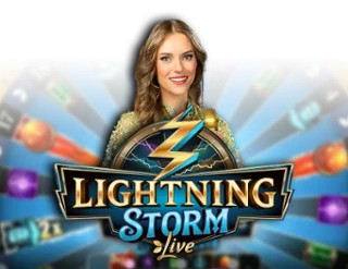 Lightning Storm game by Evolution – logo hosted on Play Croco Casino