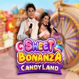 Sweet Bonanza Candy Land Live online game logo by Pragmatic Play on playcrococasino.ca