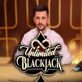 Unlimited Blackjack logo – Live Casino by Ezugi at Play Croco Casino
